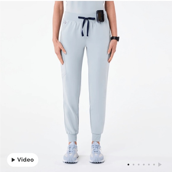 Figs Zamora Jogger Scrub Pants Royal Blue Size S - Picture 4 of 4